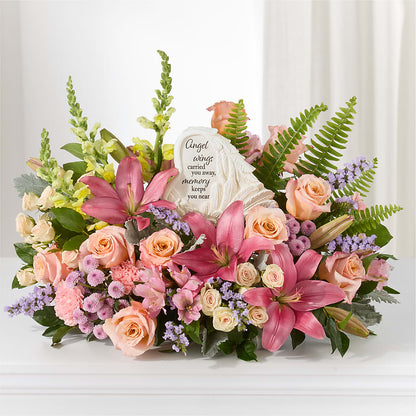 Gentle Light Arrangement – R & J BLOOMS, Rowlett TX