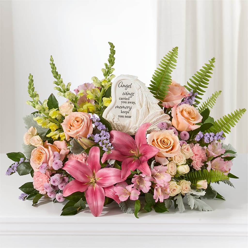 Gentle Light Arrangement – R & J BLOOMS, Rowlett TX
