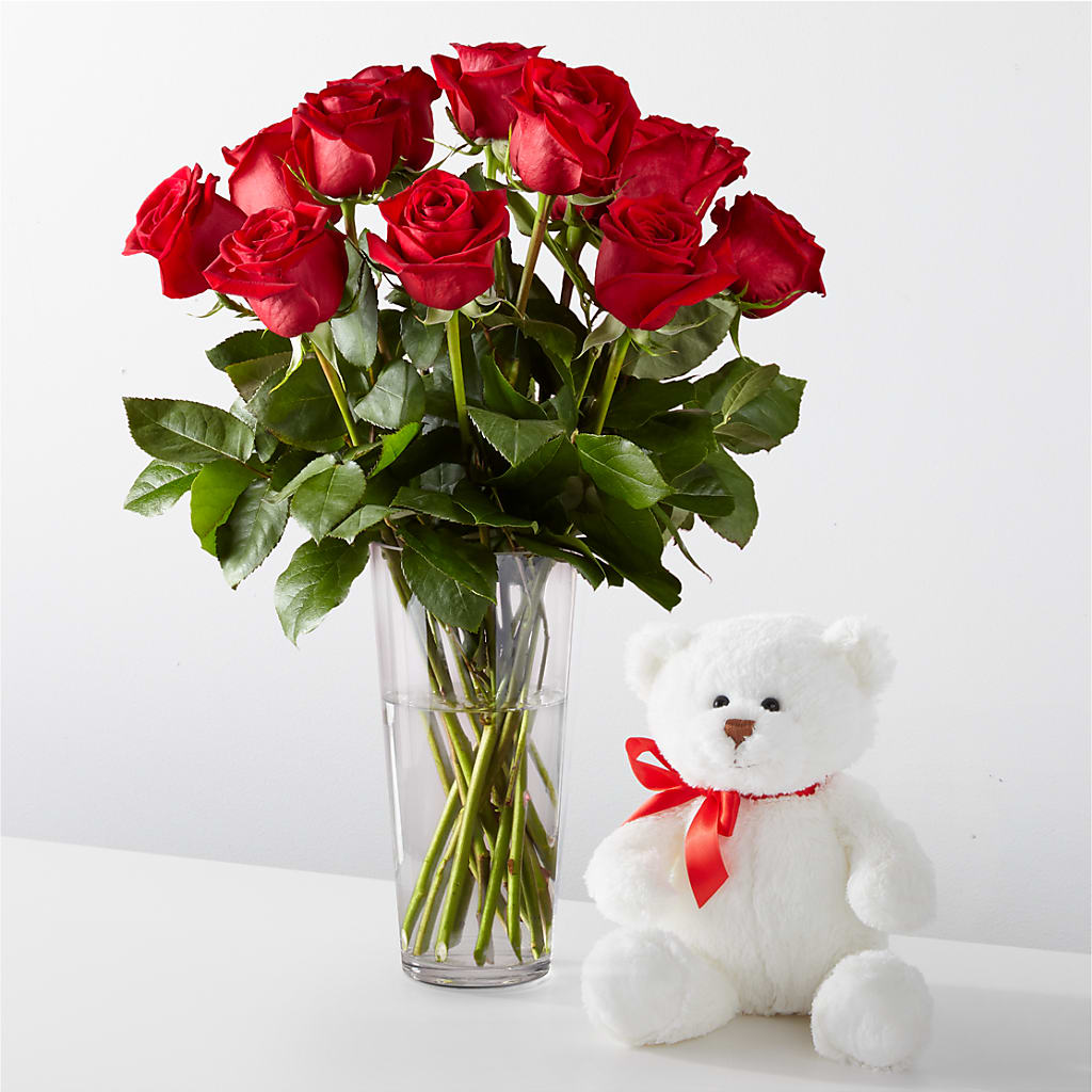 Romantic Long Stem Red Rose Bouquet Bundles – R & J BLOOMS, Rowlett TX