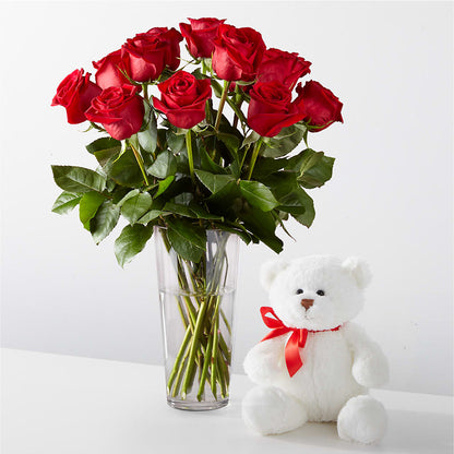 Romantic Long Stem Red Rose Bouquet Bundles – R & J BLOOMS, Rowlett TX