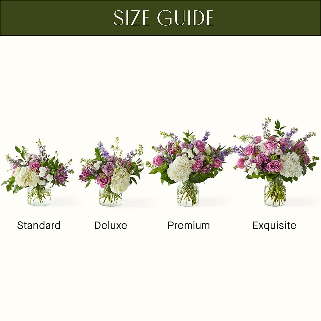 Violet Caress Bouquet – R & J BLOOMS, Rowlett TX