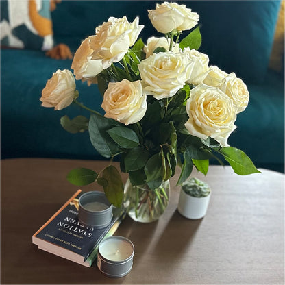 Long Stem Yellow Rose Bouquet – R & J BLOOMS, Rowlett TX
