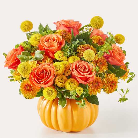Gourdgeous Pumpkin – R & J BLOOMS, Rowlett TX