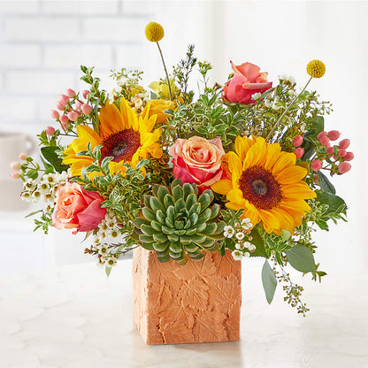 Sunflower Season Bouquet – R & J BLOOMS, Rowlett TX