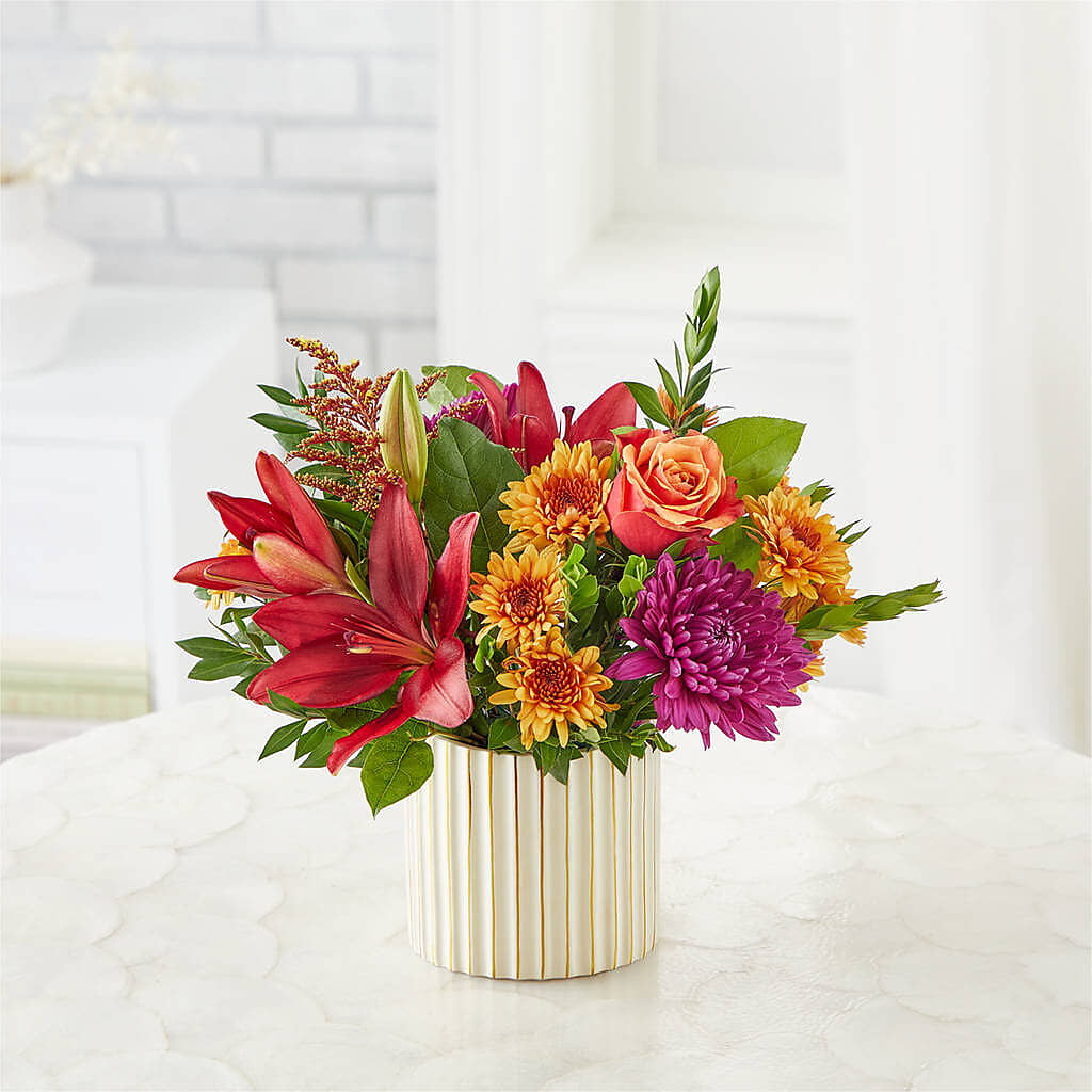 Burgundy Landscape Bouquet – R & J BLOOMS, Rowlett TX