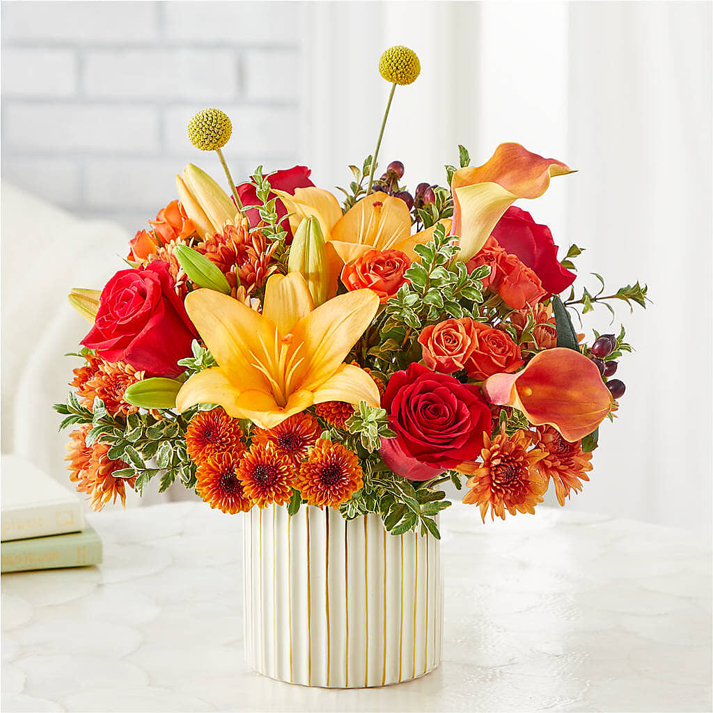 Scarlet Skies Bouquet – R & J BLOOMS, Rowlett TX