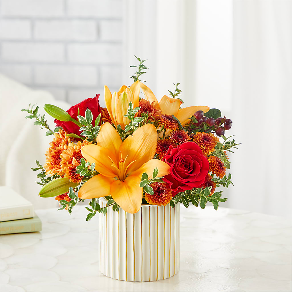 Scarlet Skies Bouquet – R & J BLOOMS, Rowlett TX