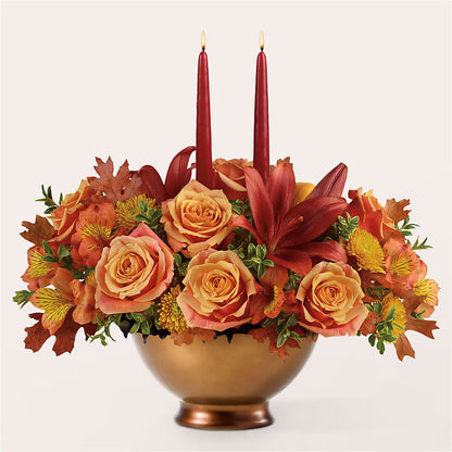 Harvest Table Centerpiece – R & J BLOOMS, Rowlett TX
