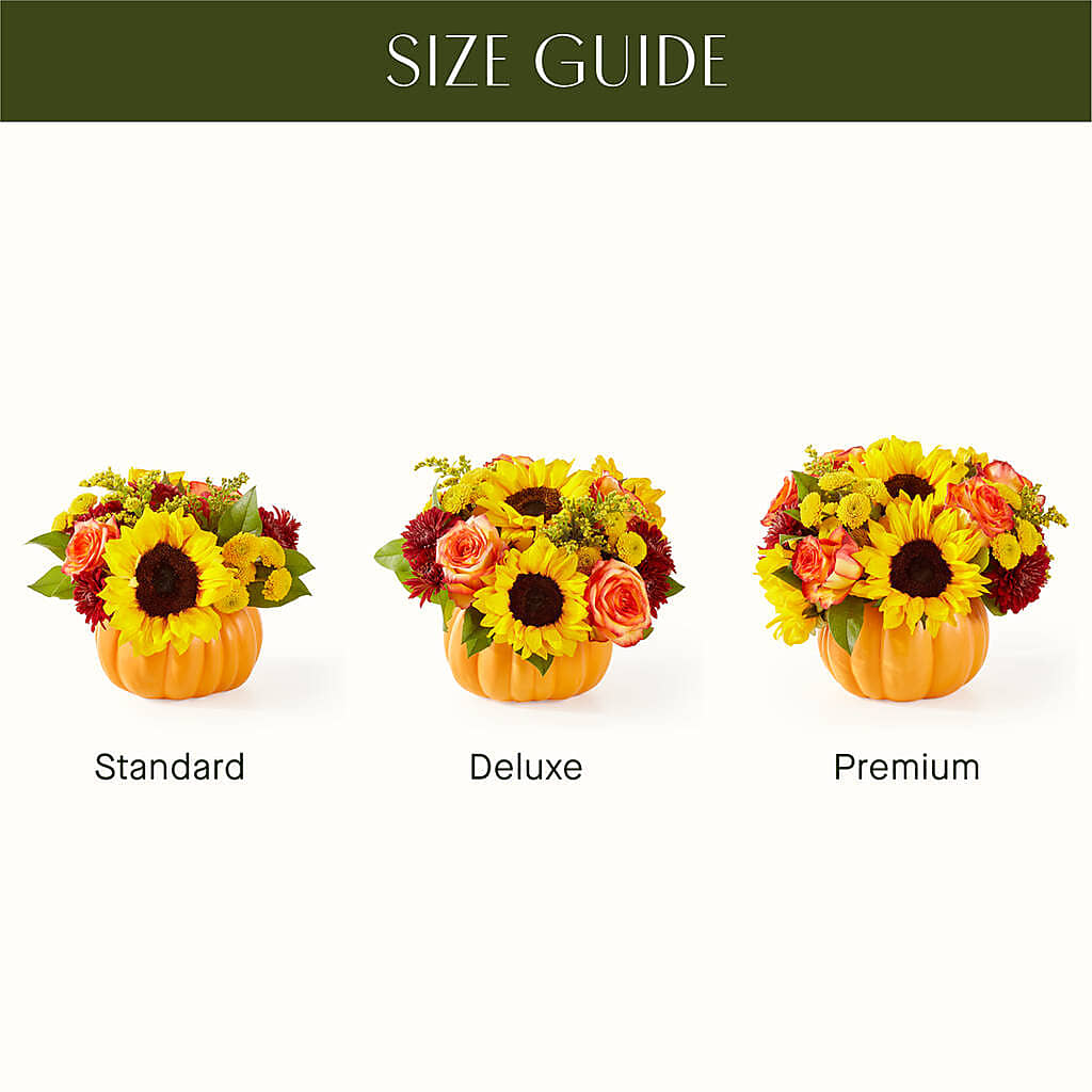 Golden Gourd Pumpkin Bouquet – R & J BLOOMS, Rowlett TX
