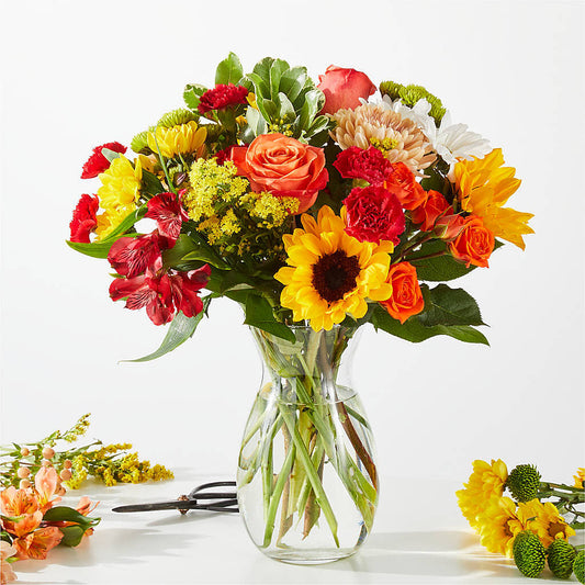 Fall Delight – A Florist Original – R & J BLOOMS, Rowlett TX