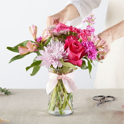 Pink Ribbon - A Florist Original – R & J BLOOMS, Rowlett TX