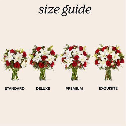 Sparkling Snowflakes Bouquet – R & J BLOOMS, Rowlett TX
