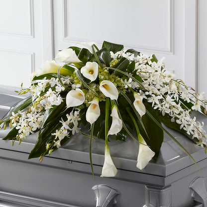Angel Wings Casket Spray – R & J BLOOMS, Rowlett TX