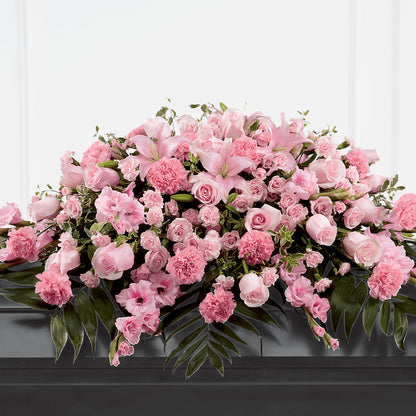 Garden of Comfort Casket Spray (Standard) – R & J BLOOMS, Rowlett TX