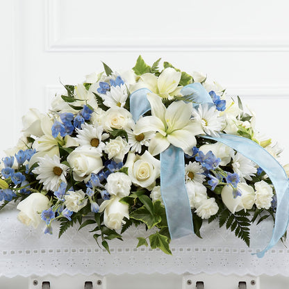 Tender Treasure Casket Spray – R & J BLOOMS, Rowlett TX