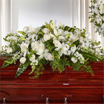 Abundance Casket Spray – R & J BLOOMS, Rowlett TX