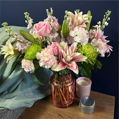 Pretty in Pink Bouquet – R & J BLOOMS, Rowlett TX