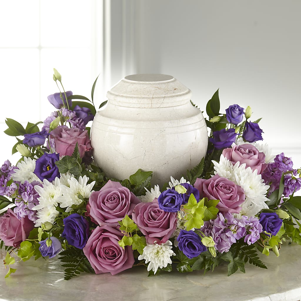 Blooming Sympathy Cremation Adornment – R & J BLOOMS, Rowlett TX