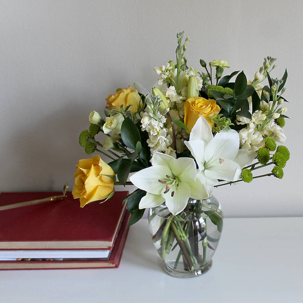 Hope & Serenity Bouquet – R & J BLOOMS, Rowlett TX