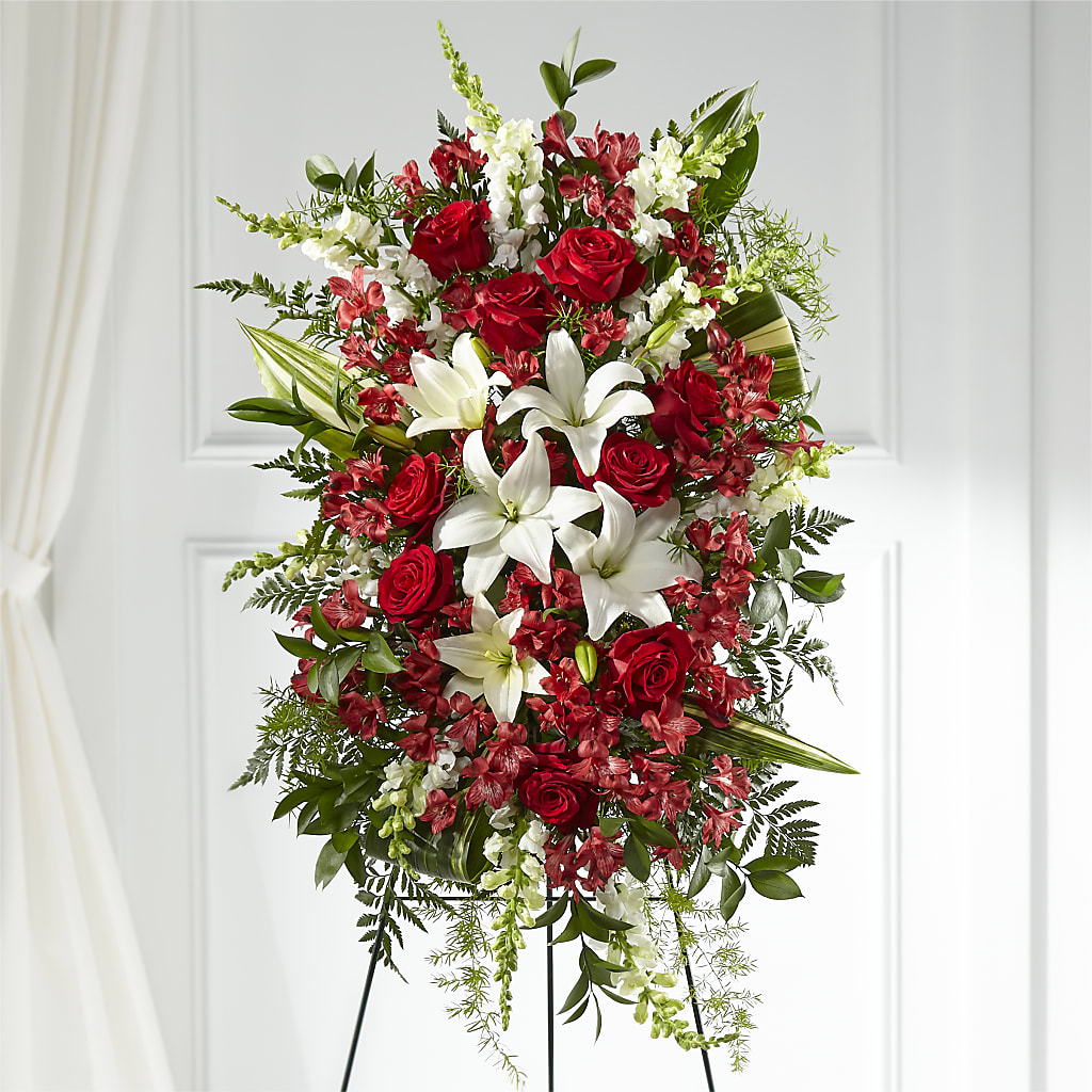 Everlasting Memory Standing Spray – R & J BLOOMS, Rowlett TX