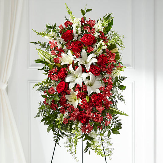 Everlasting Memory Standing Spray – R & J BLOOMS, Rowlett TX