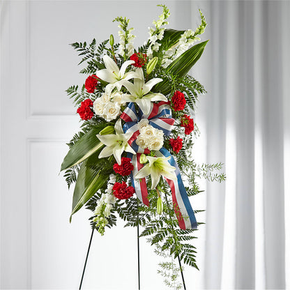 Stars of Life Standing Spray – R & J BLOOMS, Rowlett TX