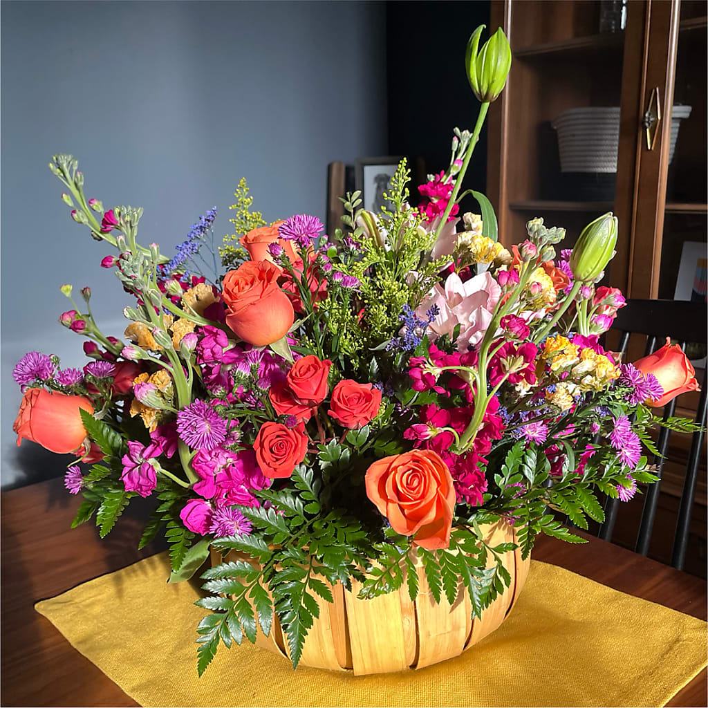 Garden of Life Basket – R & J BLOOMS, Rowlett TX
