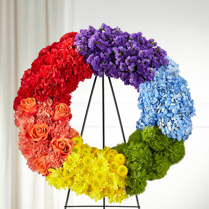 Circle of Love Wreath – R & J BLOOMS, Rowlett TX