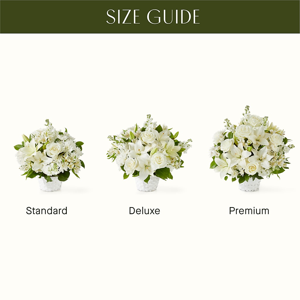 Peaceful Reflections Arrangement – R & J BLOOMS, Rowlett TX