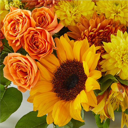 Autumn Harmony Centerpiece – R & J BLOOMS, Rowlett TX