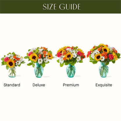 Sun-drenched Blooms Bouquet – R & J BLOOMS, Rowlett TX