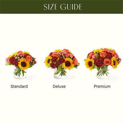 September Sunset Bouquet – R & J BLOOMS, Rowlett TX
