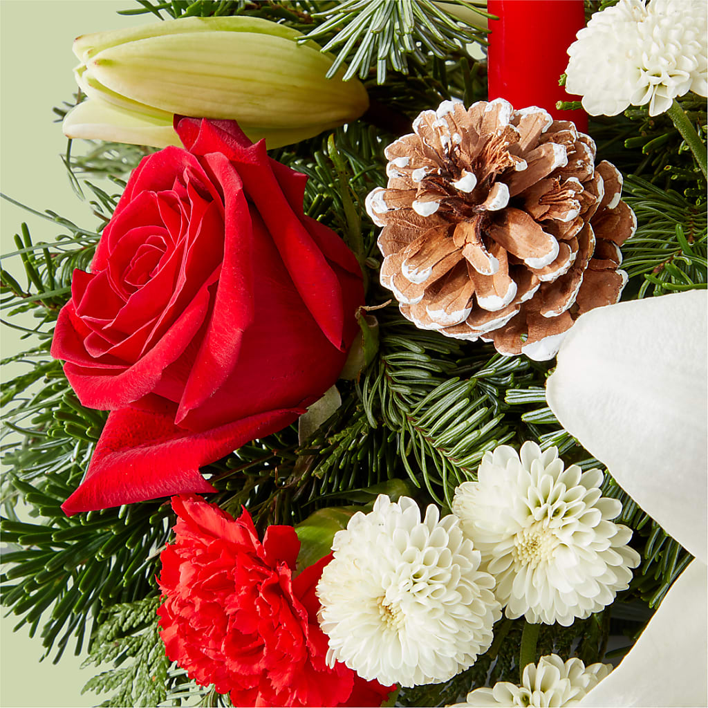 Seasonal Festivities Centerpiece – R & J BLOOMS, Rowlett TX