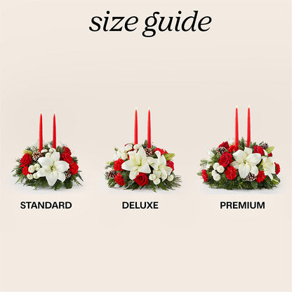 Seasonal Festivities Centerpiece – R & J BLOOMS, Rowlett TX