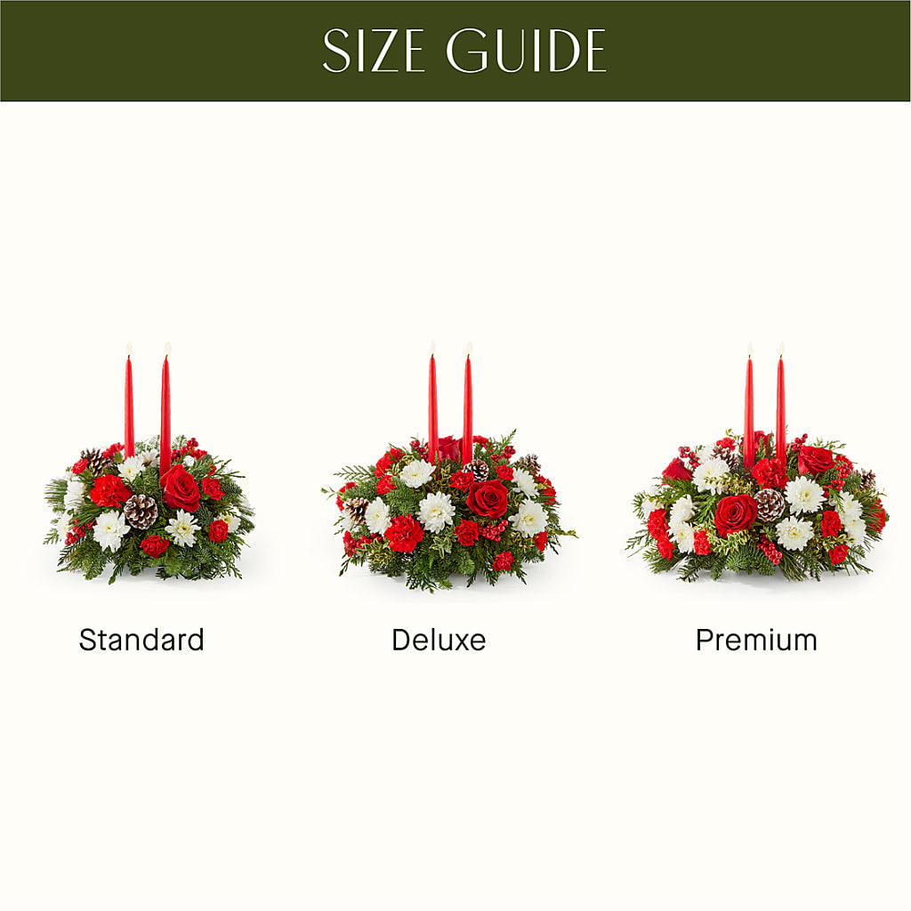 Holiday Soiree Centerpiece – R & J BLOOMS, Rowlett TX