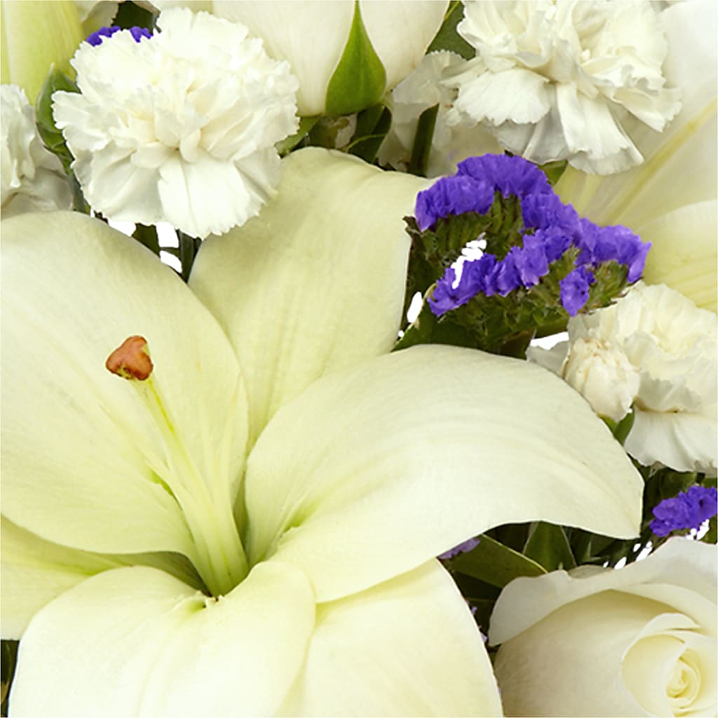 Sapphire Rush Bouquet – R & J BLOOMS, Rowlett TX