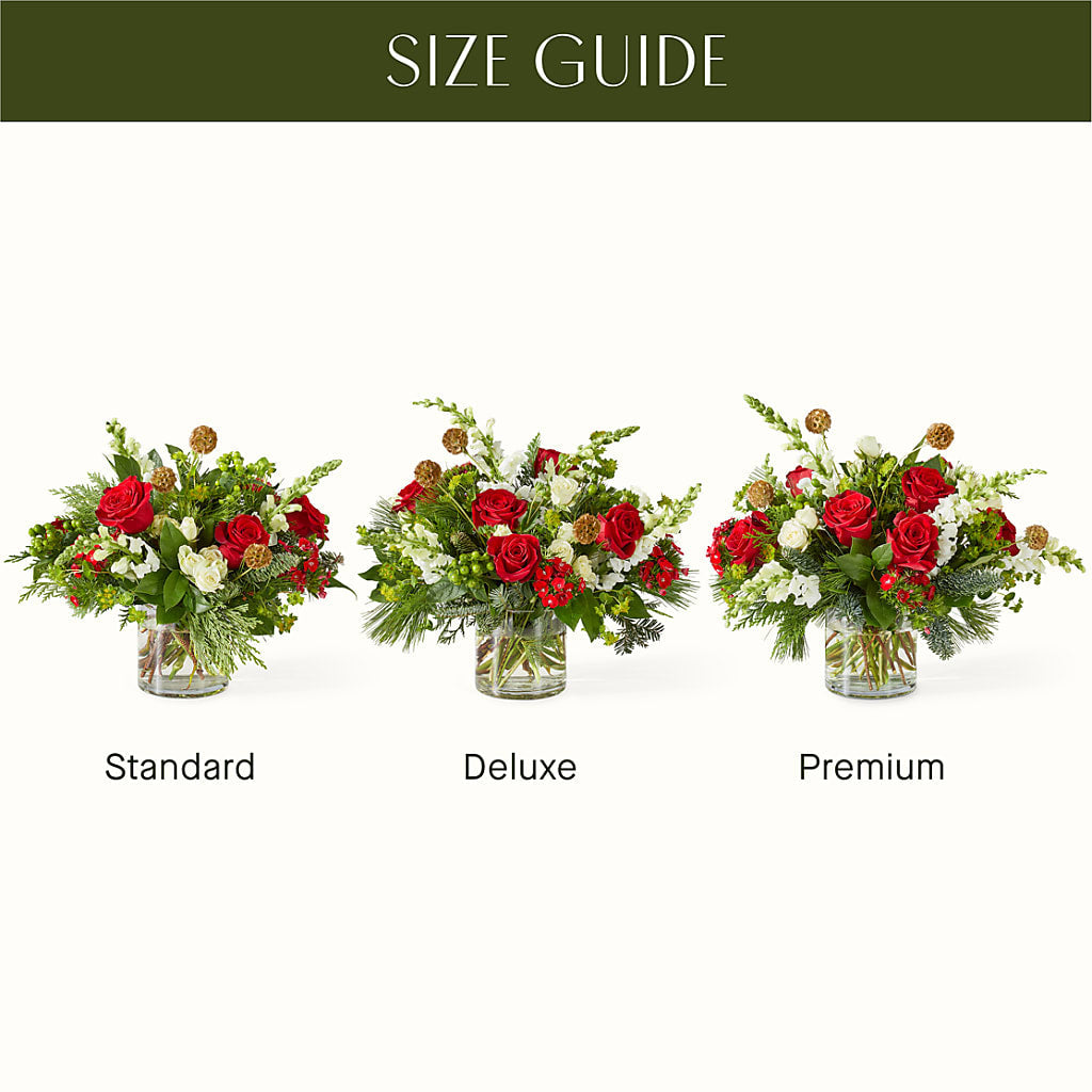 Deck the Halls Bouquet – R & J BLOOMS, Rowlett TX