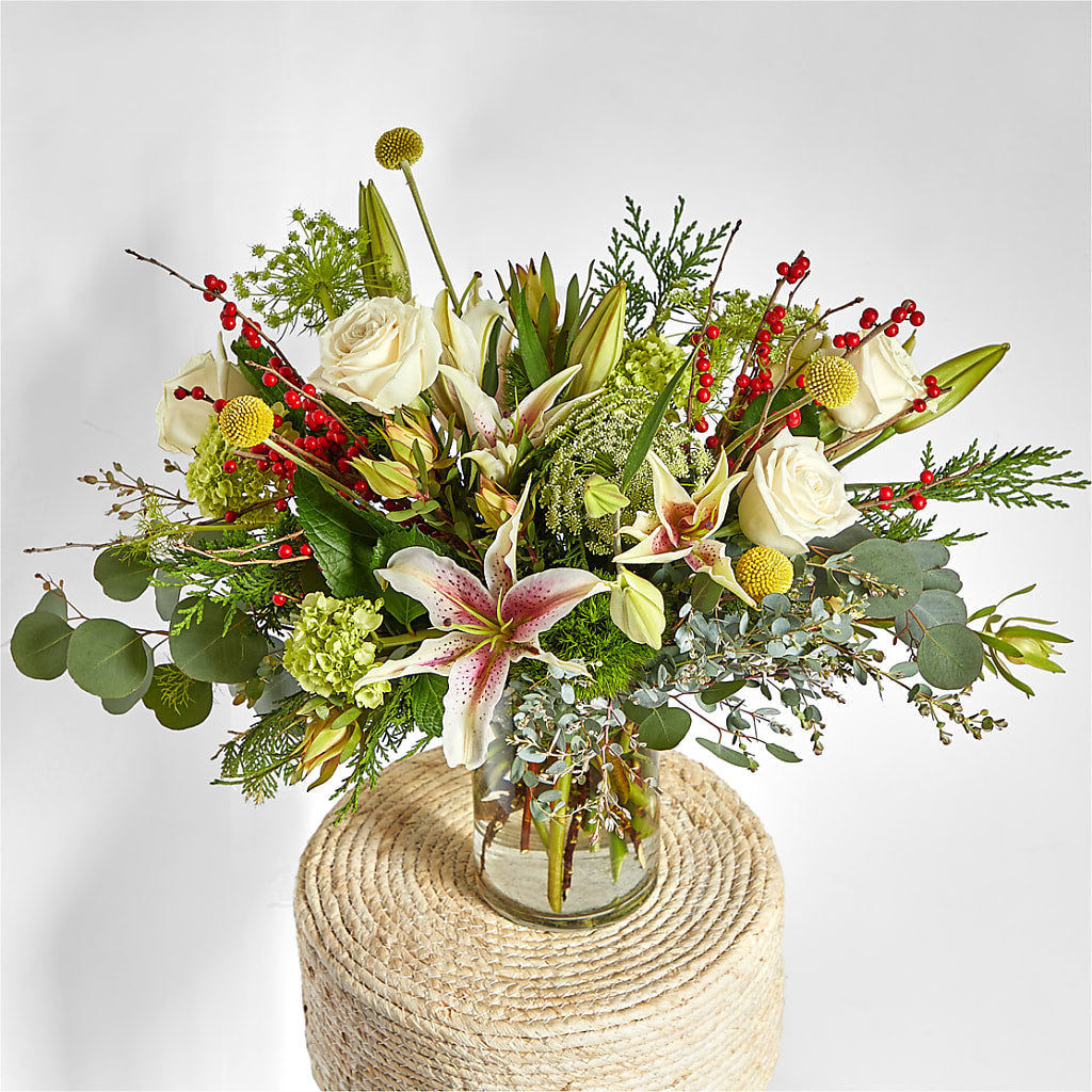 Berry & Bright Bouquet – R & J BLOOMS, Rowlett TX