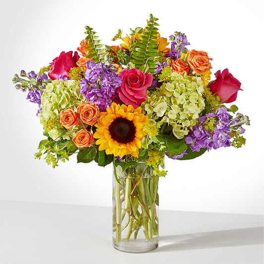 Vibrant Greetings Bouquet – R & J BLOOMS, Rowlett TX