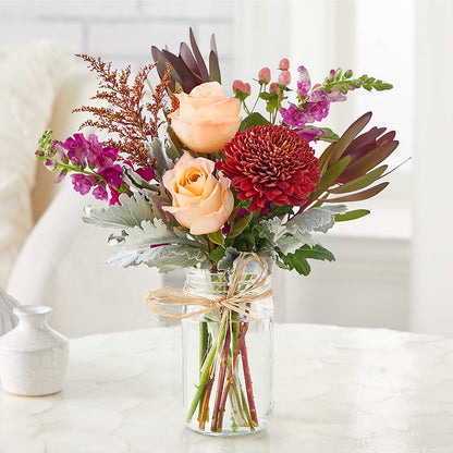 Moody Hues Bouquet – R & J BLOOMS, Rowlett TX