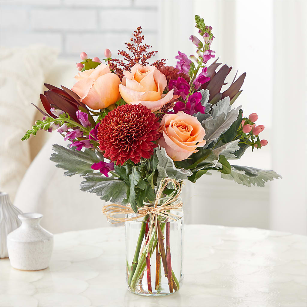 Moody Hues Bouquet – R & J BLOOMS, Rowlett TX
