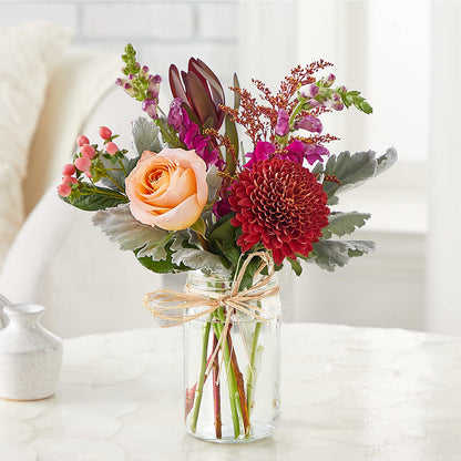 Moody Hues Bouquet – R & J BLOOMS, Rowlett TX