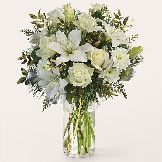 Wintry Mix Bouquet – R & J BLOOMS, Rowlett TX