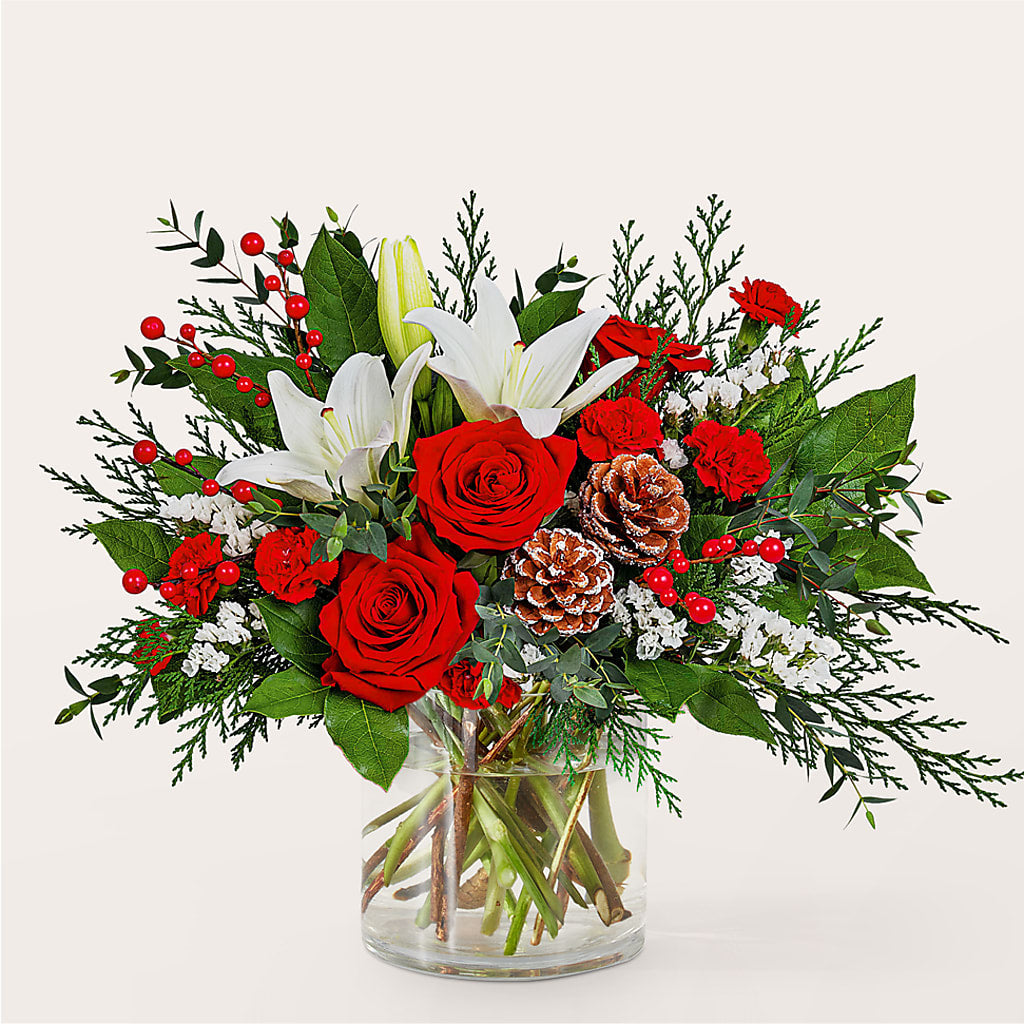 Best in Snow Bouquet – R & J BLOOMS, Rowlett TX