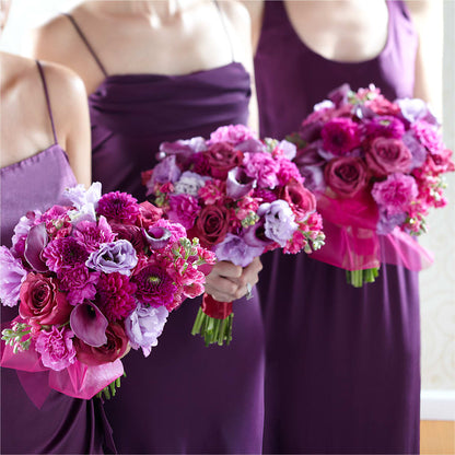 Bridesmaid's Garden Bouquet – R & J BLOOMS, Rowlett TX