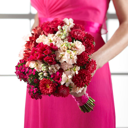 Pink Effervescence Bouquet – R & J BLOOMS, Rowlett TX