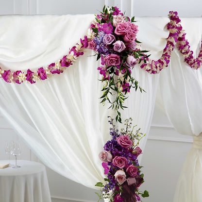 Color & Light Chuppah Decor – R & J BLOOMS, Rowlett TX