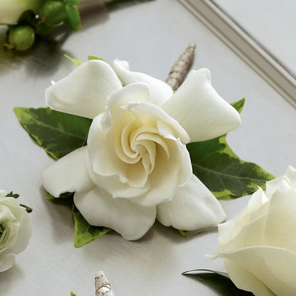 Gardenia Boutonniere – R & J BLOOMS, Rowlett TX